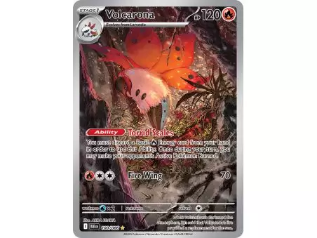 Volcarona (Illustration Rare) – Black Bolt SV10.5 | Carta POKEMON en México