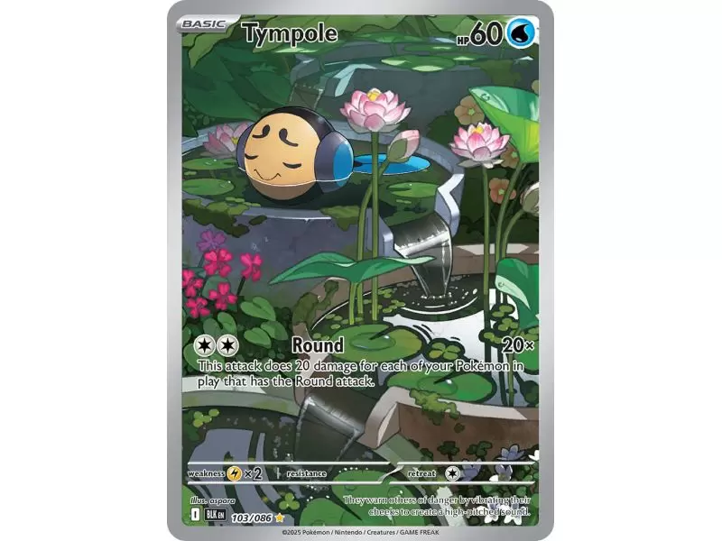 Tympole (Illustration Rare) – Black Bolt SV10.5 | Carta POKEMON en México