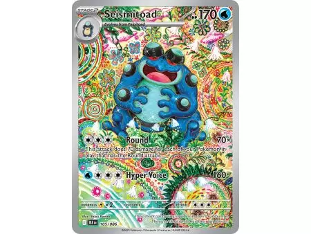 Seismitoad (Illustration Rare) – Black Bolt SV10.5 | Carta POKEMON en México