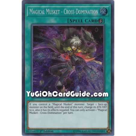 Magical Musket - Cross - Domination (Secret Rare) – Spirit Warriors | Carta YUGIOH en México