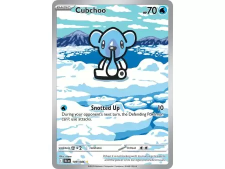 Cubchoo (Illustration Rare) – Black Bolt SV10.5 | Carta POKEMON en México
