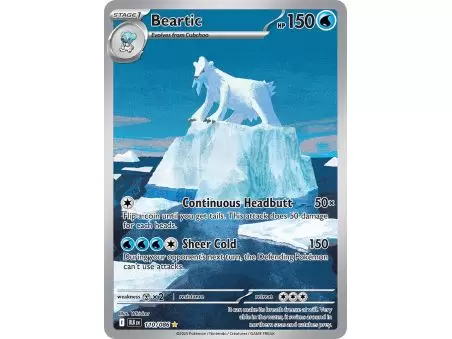 Beartic (Illustration Rare) – Black Bolt SV10.5 | Carta POKEMON en México