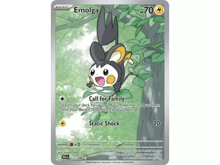 Emolga (Illustration Rare) – Black Bolt SV10.5 | Carta POKEMON en México