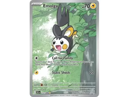 Emolga (Illustration Rare) – Black Bolt SV10.5 | Carta POKEMON en México