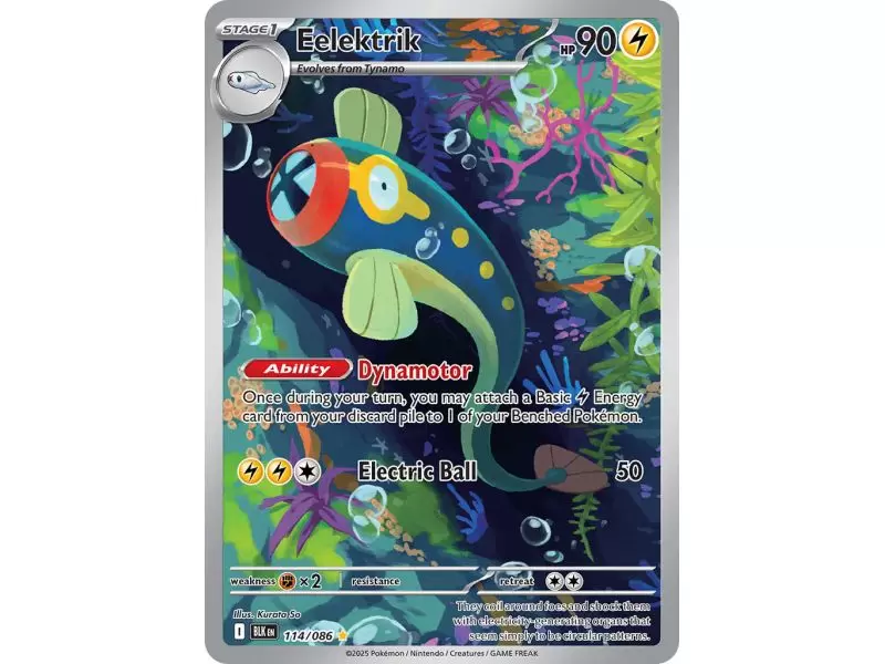 Eelektrik (Illustration Rare) – Black Bolt SV10.5 | Carta POKEMON en México