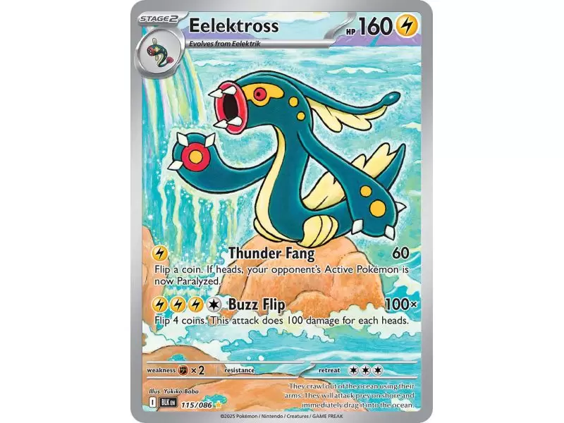 Eelektross (Illustration Rare) – Black Bolt SV10.5 | Carta POKEMON en México