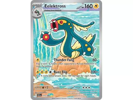 Eelektross (Illustration Rare) – Black Bolt SV10.5 | Carta POKEMON en México