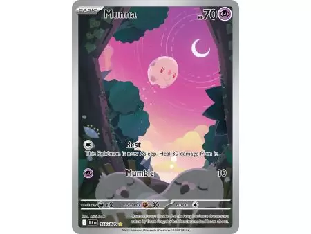 Munna (Illustration Rare) – Black Bolt SV10.5 | Carta POKEMON en México