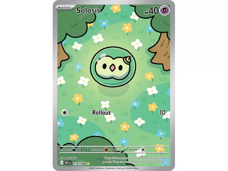 Solosis (Illustration Rare) – Black Bolt SV10.5 | Carta POKEMON en México