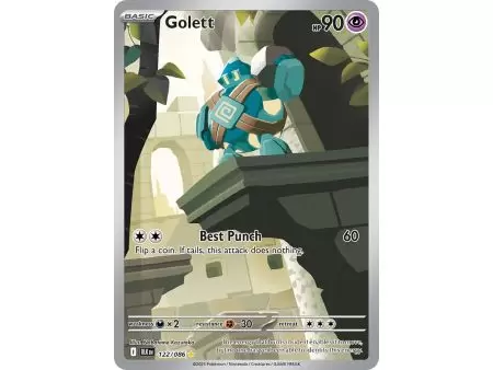 Golett (Illustration Rare) – Black Bolt SV10.5 | Carta POKEMON en México