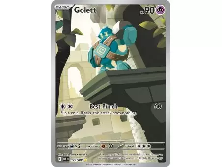 Golett (Illustration Rare) – Black Bolt SV10.5 | Carta POKEMON en México