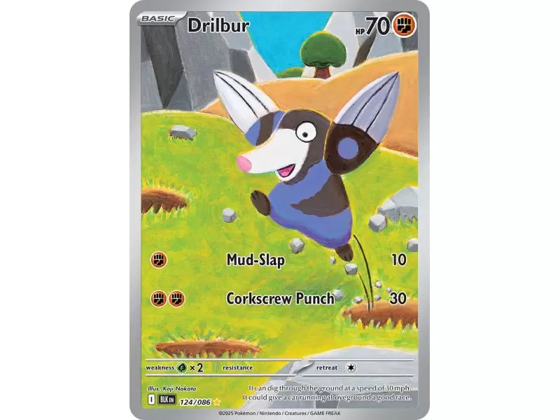 Drilbur (Illustration Rare) – Black Bolt SV10.5 | Carta POKEMON en México
