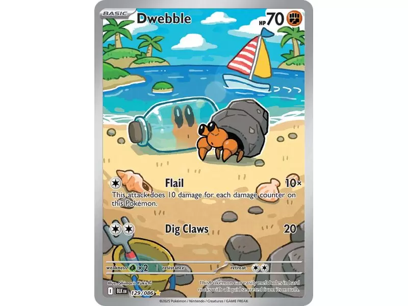 Dwebble (Illustration Rare) – Black Bolt SV10.5 | Carta POKEMON en México