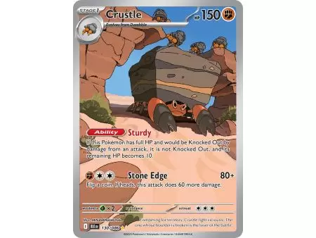 Crustle (Illustration Rare) – Black Bolt SV10.5 | Carta POKEMON en México