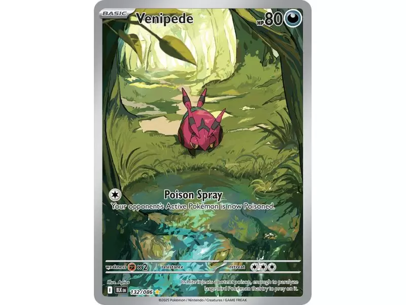 Venipede (Illustration Rare) – Black Bolt SV10.5 | Carta POKEMON en México