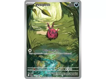 Venipede (Illustration Rare) – Black Bolt SV10.5 | Carta POKEMON en México