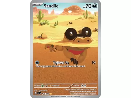 Sandile (Illustration Rare) – Black Bolt SV10.5 | Carta POKEMON en México