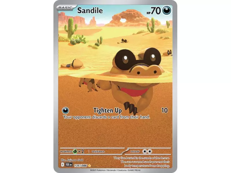 Sandile (Illustration Rare) – Black Bolt SV10.5 | Carta POKEMON en México