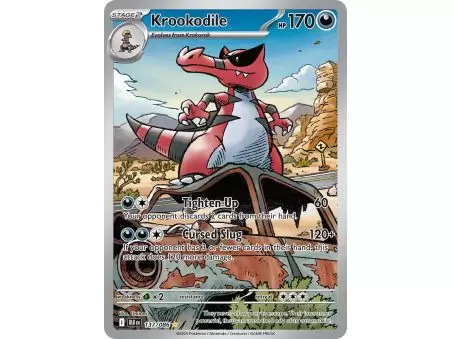 Krookodile (Illustration Rare) – Black Bolt SV10.5 | Carta POKEMON en México