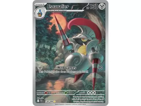 Escavalier (Illustration Rare) – Black Bolt SV10.5 | Carta POKEMON en México