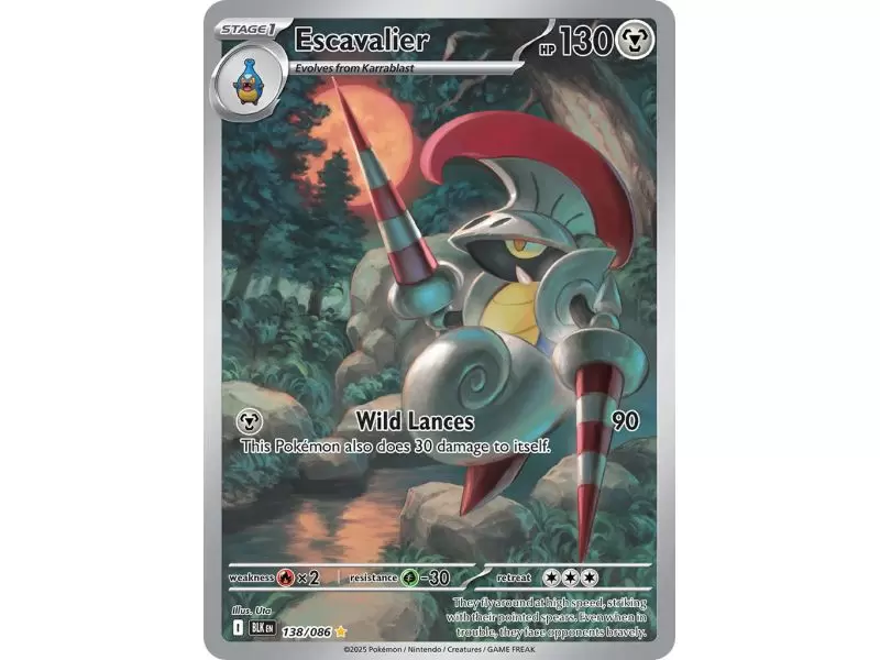 Escavalier (Illustration Rare) – Black Bolt SV10.5 | Carta POKEMON en México