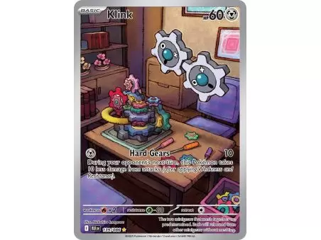 Klink (Illustration Rare) – Black Bolt SV10.5 | Carta POKEMON en México