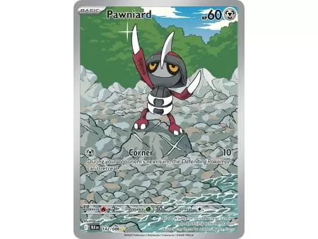 Pawniard (Illustration Rare) – Black Bolt SV10.5 | Carta POKEMON en México