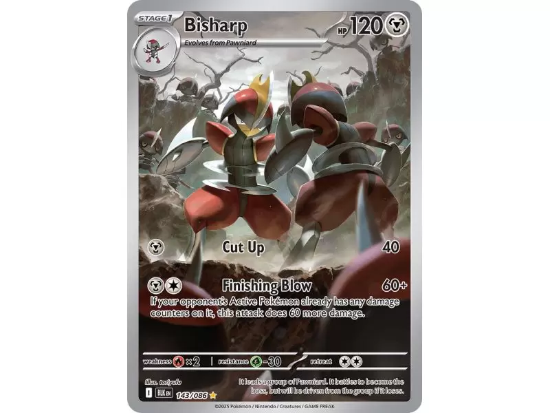 Bisharp (Illustration Rare) – Black Bolt SV10.5 | Carta POKEMON en México