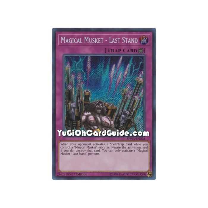 Magical Musket - Last Stand (Secret Rare) – Spirit Warriors | Carta YUGIOH en México