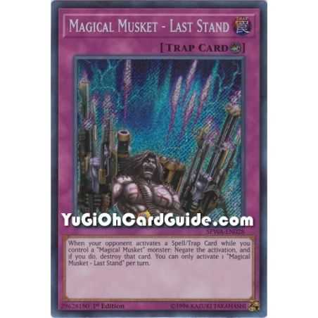 Magical Musket - Last Stand (Secret Rare) – Spirit Warriors | Carta YUGIOH en México