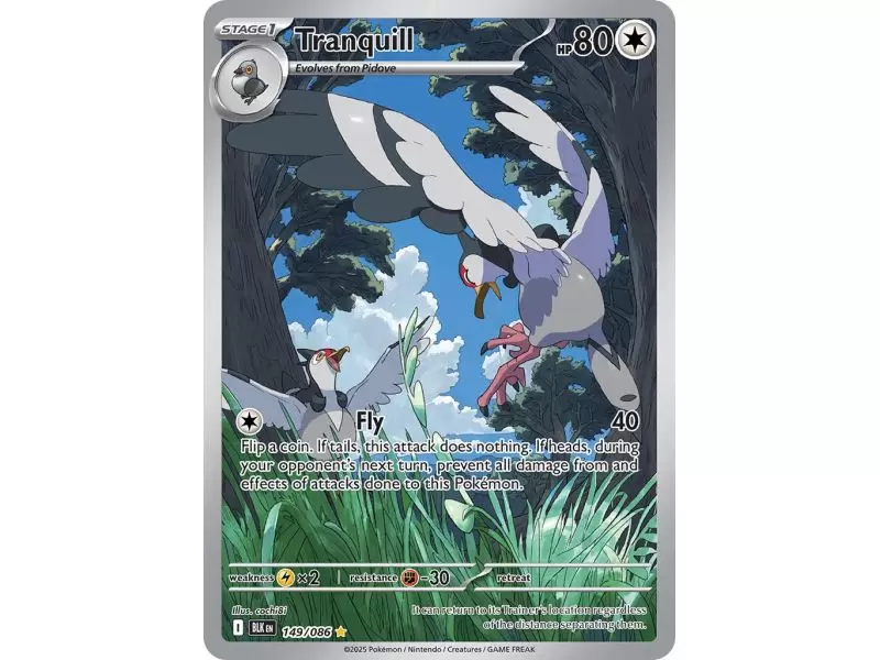 Tranquill (Illustration Rare) – Black Bolt SV10.5 | Carta POKEMON en México