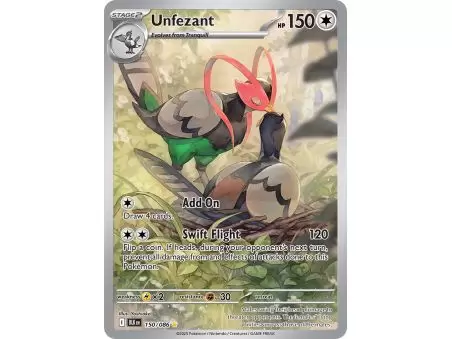 Unfezant (Illustration Rare) – Black Bolt SV10.5 | Carta POKEMON en México