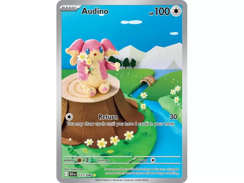 Audino (Illustration Rare) – Black Bolt SV10.5 | Carta POKEMON en México