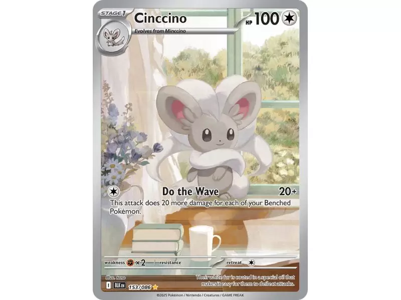 Cinccino (Illustration Rare) – Black Bolt SV10.5 | Carta POKEMON en México