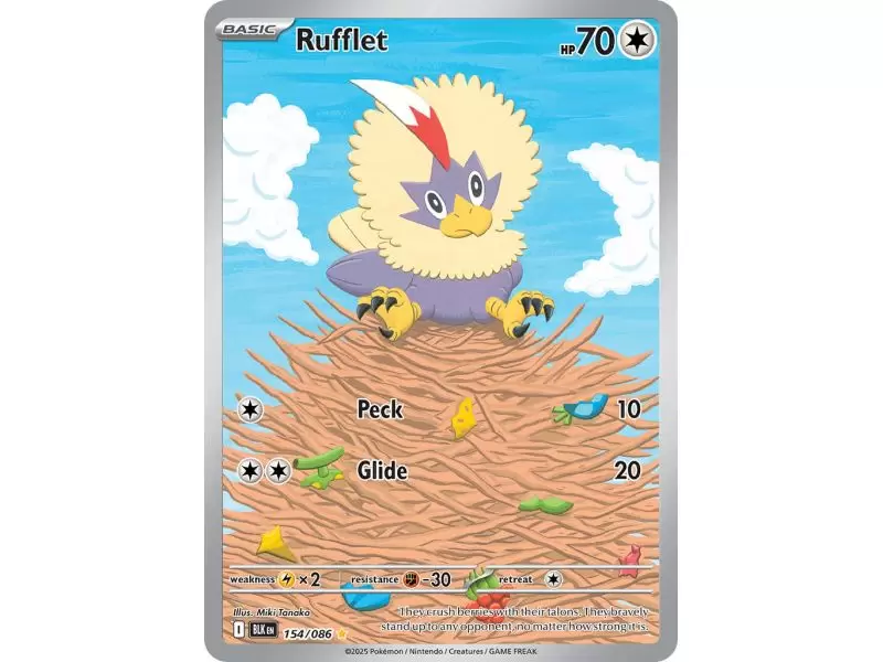 Rufflet (Illustration Rare) – Black Bolt SV10.5 | Carta POKEMON en México