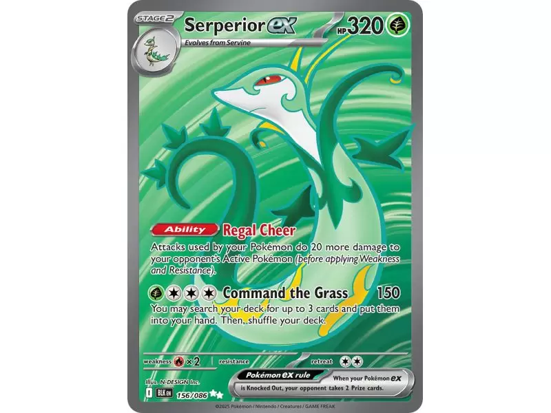 Serperior ex (Ultra Rare) – Black Bolt SV10.5 | Carta POKEMON en México