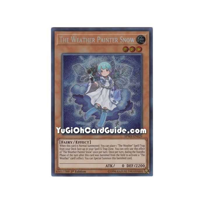 The Weather Painter Snow (Secret Rare) – Spirit Warriors | Carta YUGIOH en México