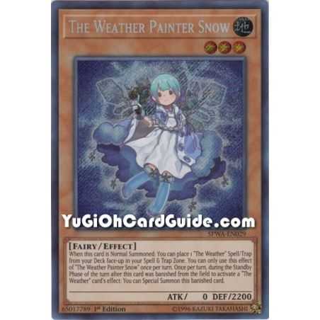 The Weather Painter Snow (Secret Rare) – Spirit Warriors | Carta YUGIOH en México