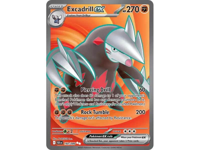 Excadrill ex (Ultra Rare) – Black Bolt SV10.5 | Carta POKEMON en México