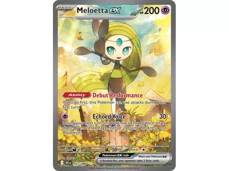 Meloetta ex (Special Illustration Rare) – Black Bolt SV10.5 | Carta POKEMON en México