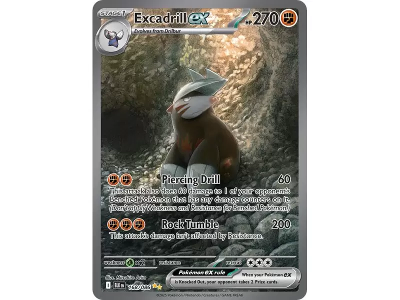 Excadrill ex (Special Illustration Rare) – Black Bolt SV10.5 | Carta POKEMON en México