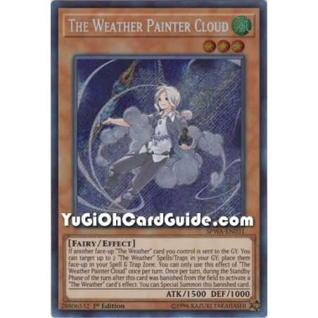 The Weather Painter Cloud (Secret Rare) – Spirit Warriors | Carta YUGIOH en México