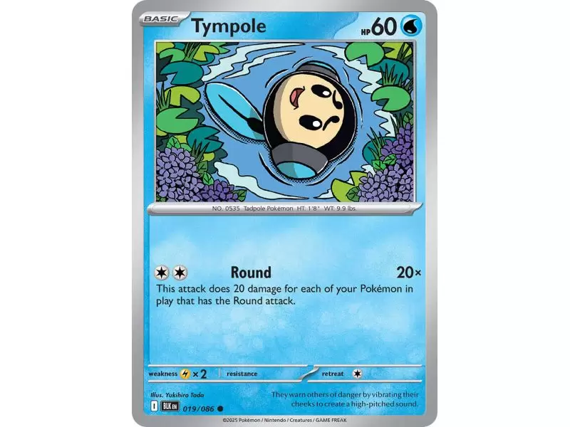 Tympole (Common/Reverse Holofoil) – Black Bolt SV10.5 | Carta POKEMON en México