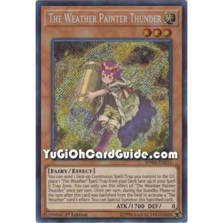 The Weather Painter Thunder (Secret Rare) – Spirit Warriors | Carta YUGIOH en México