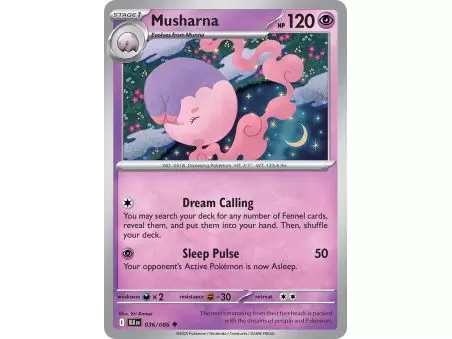 Musharna (Uncommon/Reverse Holofoil) – Black Bolt SV10.5 | Carta POKEMON en México