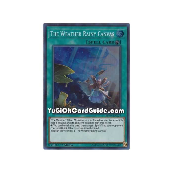 The Weather Rainy Canvas – Spirit Warriors | Carta YUGIOH en México