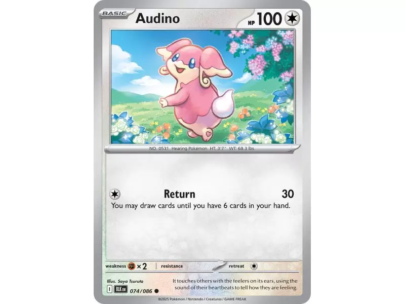 Audino (Common/Reverse Holofoil) – Black Bolt SV10.5 | Carta POKEMON en México