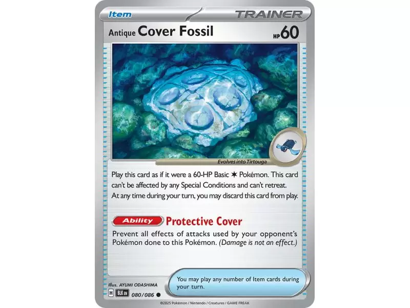 Antique Cover Fossil (Common/Reverse Holofoil) – Black Bolt SV10.5 | Carta POKEMON en México