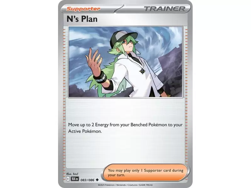 N's Plan (Uncommon/Reverse Holofoil) – Black Bolt SV10.5 | Carta POKEMON en México