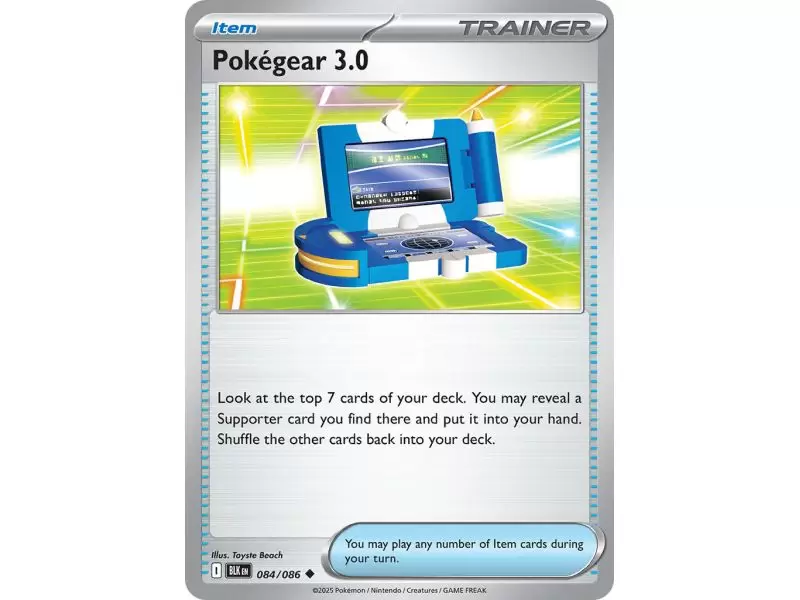 Pokegear 3.0 (Uncommon/Reverse Holofoil) – Black Bolt SV10.5 | Carta POKEMON en México
